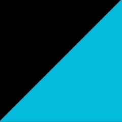 Black With Cyan