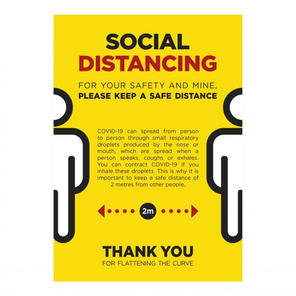 Jupiter  A1 Social Distance Poster - Set of 3