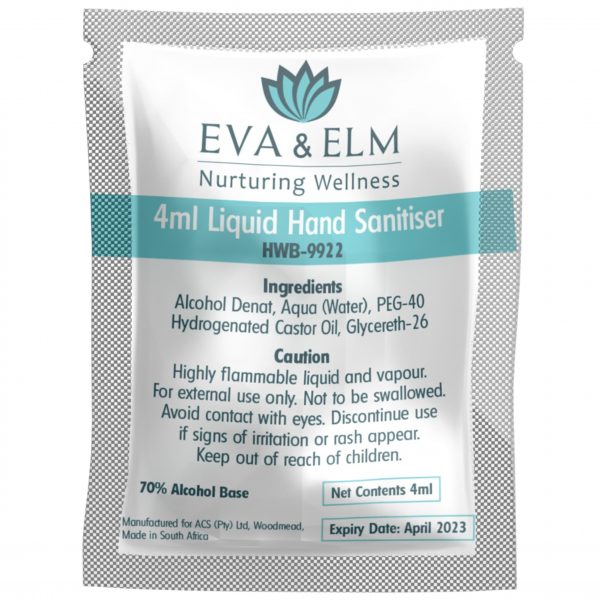 Eva & Elm Buxton 4ml Liquid Hand Sanitiser