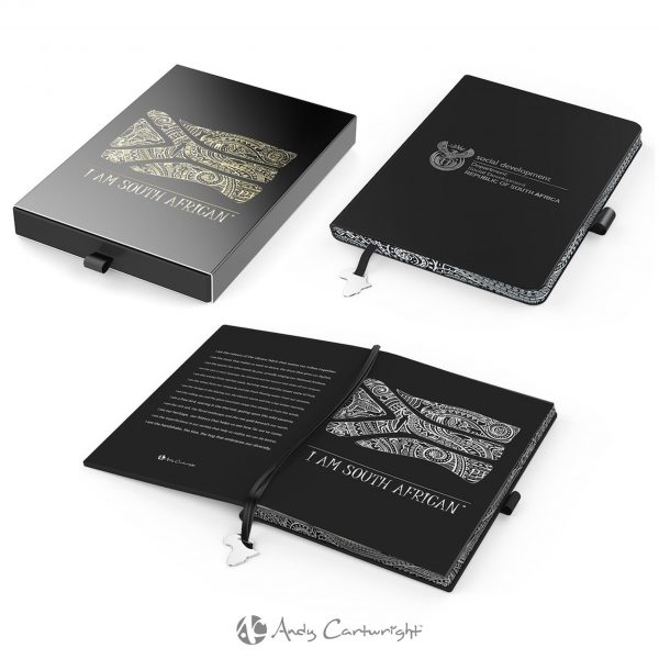 Andy Cartwright ‘I Am South African’ A5 Notebook