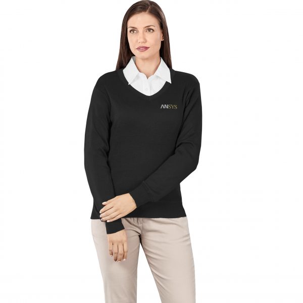 Ladies Long Sleeve Peru V-Neck Jersey