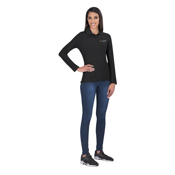 Ladies Long Sleeve Boston Golf Shirt