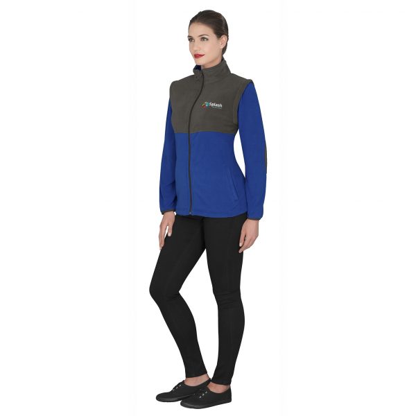Ladies Benneton Zip-Off Micro Fleece Jacket