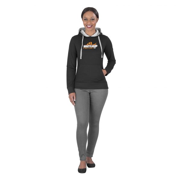 Ladies Solo Hooded Sweater