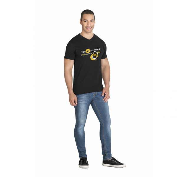 Mens Super Club 165 V-Neck T-Shirt