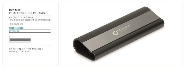 Premier Double Pen Case