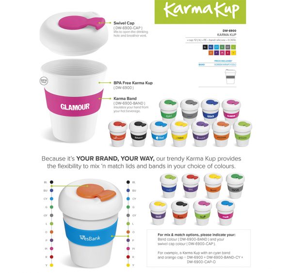 Karma Kup - Solid White Only - 365ml