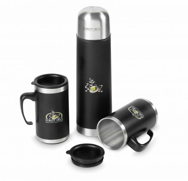 Cardinal 500Ml Double-Wall Flask & Mug Set