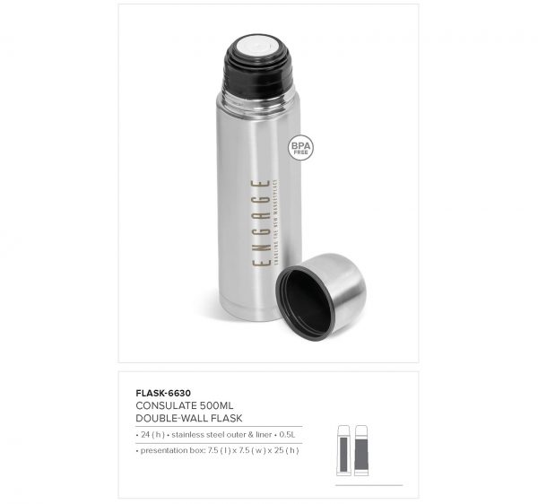 Consulate 500Ml Double-Wall Flask