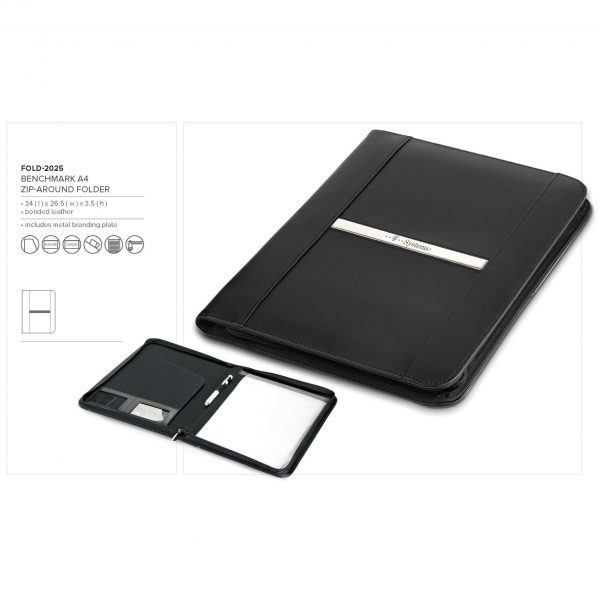Benchmark A4 Zip-Around Folder