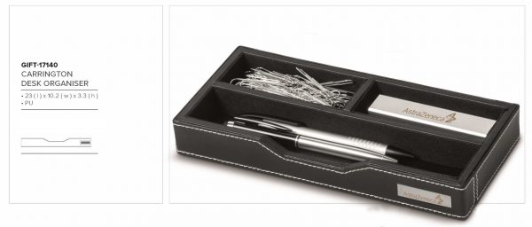 Carrington Desk Organiser - Black Only