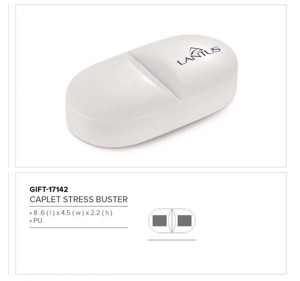 Caplet Stress Buster - White