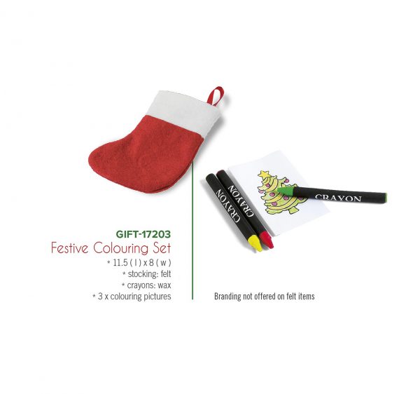 Festive Colouring Set