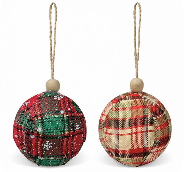 Tartan Festive Ball Duo