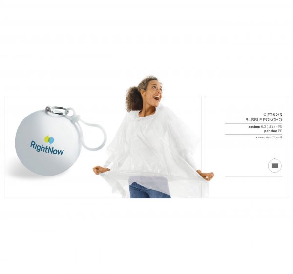 Bubble Poncho - Solid White Only