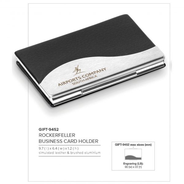 Rockerfeller Business Card Holder