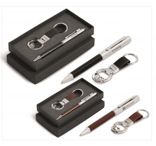 Fabrizio Executive Keyholder & Pen Gift Set