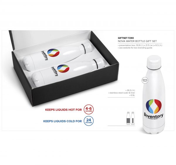 Nova Water Bottle Gift Set