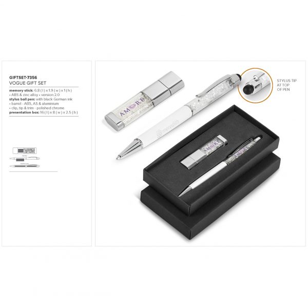 Vogue Gift Set - Solid White Only