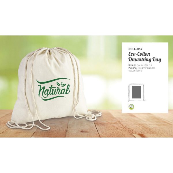 Eco-cotton Drawstring Bag