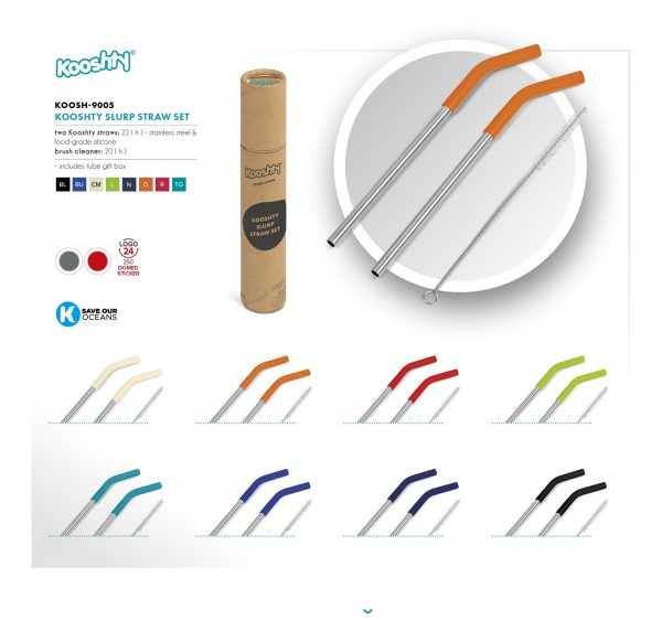 Kooshty Slurp Straw Set