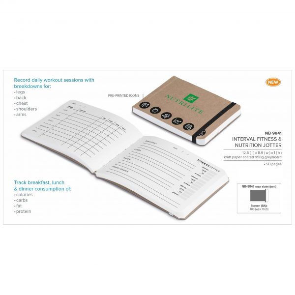 Interval Fitness & Nutrition Jotter