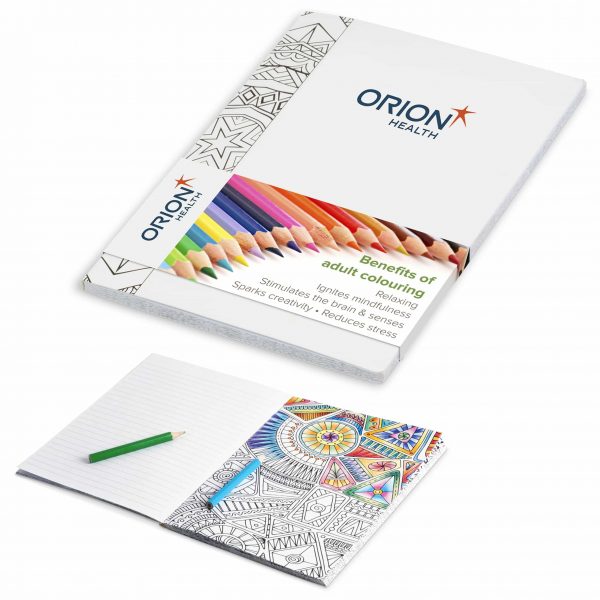 Unwind Adult Colouring Notebook