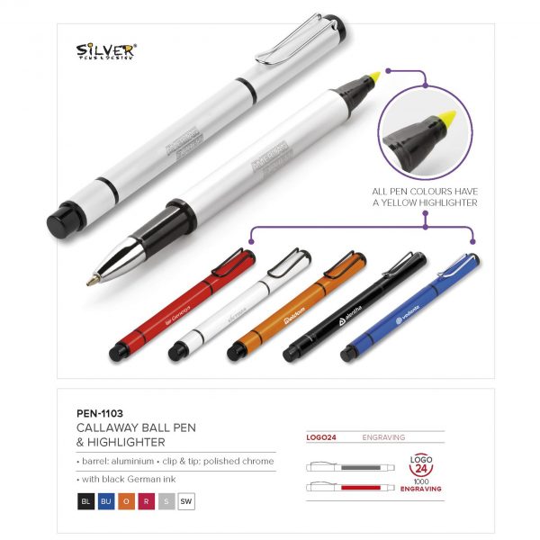 Callaway Ball Pen & Highlighter