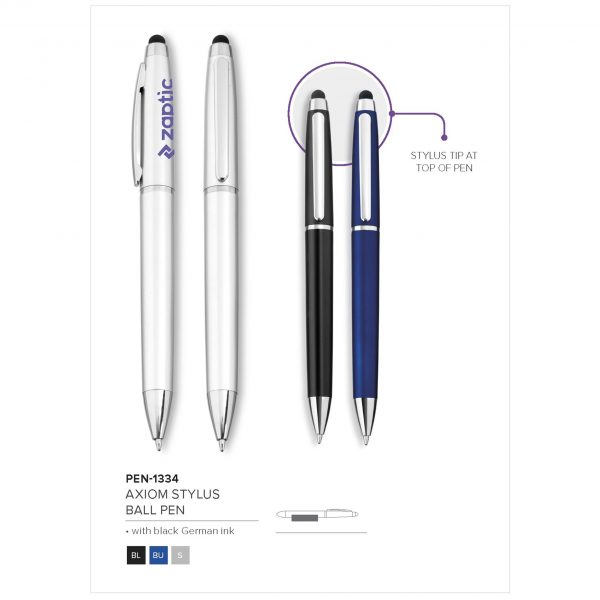 Axiom Stylus Ball Pen