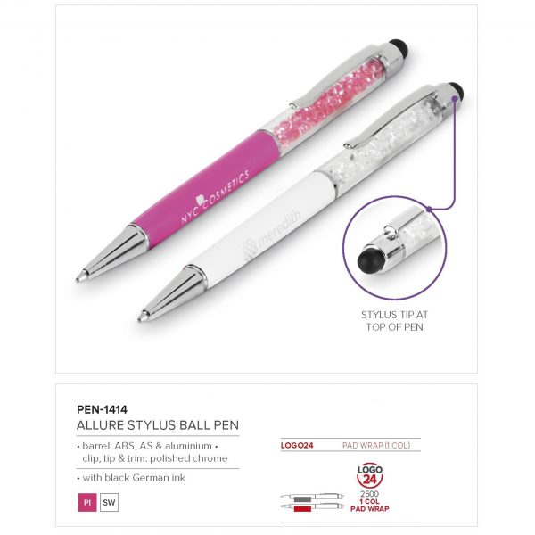 Allure Stylus Ball Pen