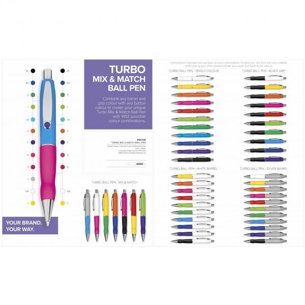 Turbo Mix & Match Ball Pen