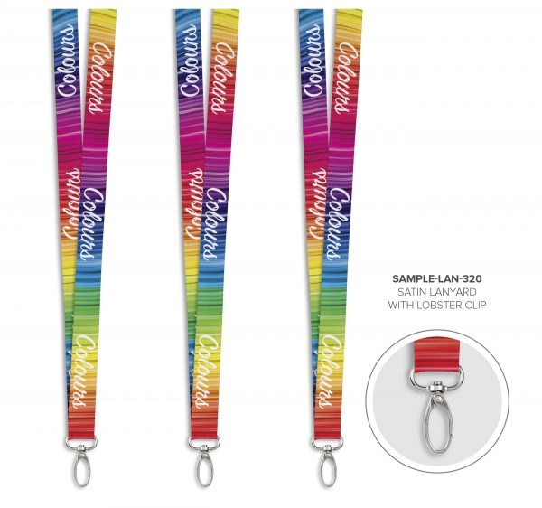 Satin Lanyard With Lobster Clip