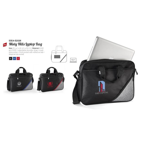 Misty Hills Laptop Bag