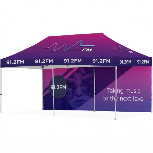 Ovation Gazebo 6m x 3m - 1 Long Full-Wall Skin
