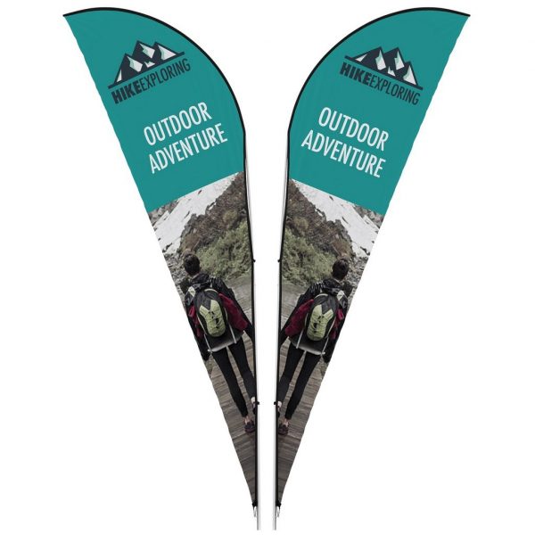 Legend 4m Sharkfin Double-Sided Flying Banner