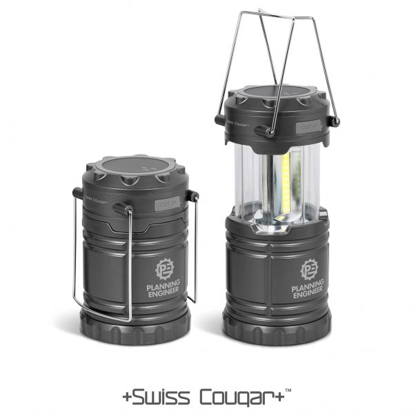 Swiss Cougar Cape Town Lantern & 4000mah Wireless Power Bank