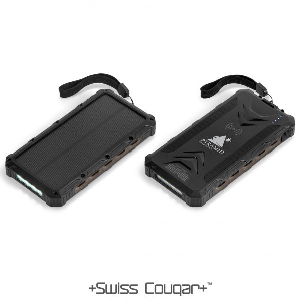 Swiss Cougar Singapore Solar 12000mah Wireless Power Bank