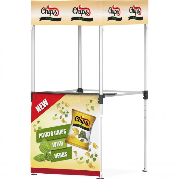 Ovation Gazebo 1m x 1m Kiosk 1 Half-Wall Skin