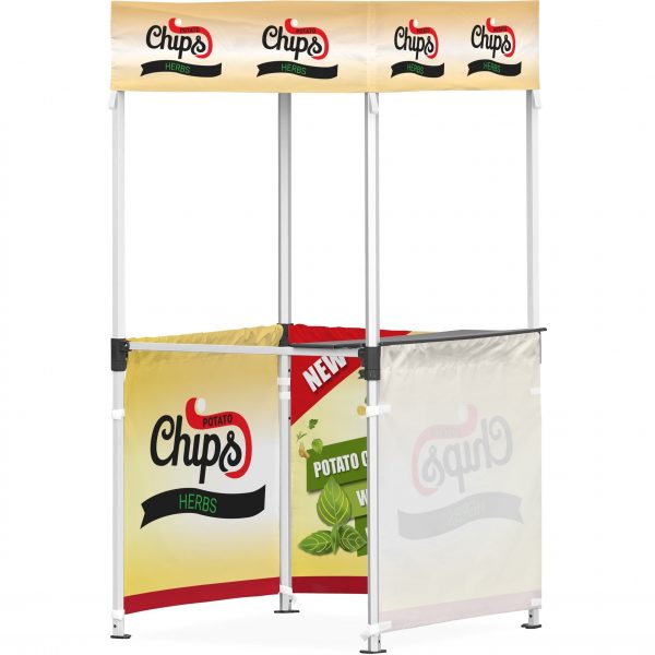 Ovation Gazebo 1m x 1m Kiosk 3 Half-Wall Skins