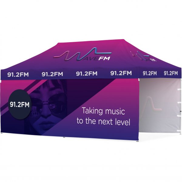 Ovation Gazebo 6m x 3m - 2 Long Full-Wall Skins