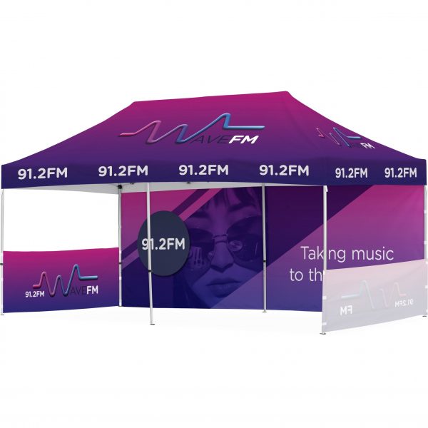 Ovation Gazebo 6m x 3m - 1 Long Full-Wall Skin 2 Short Half-Wall Skins