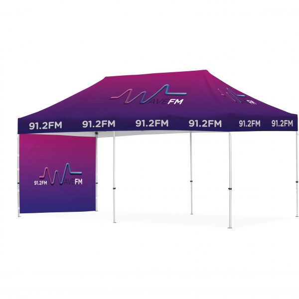 Ovation Gazebo 6m x 3m - 1 Short Full-Wall Skin