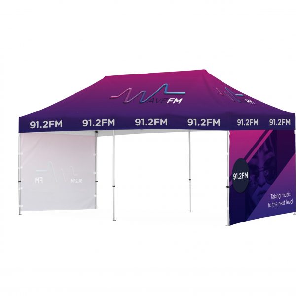 Ovation Gazebo 6m x 3m - 2 Short Full-Wall Skins