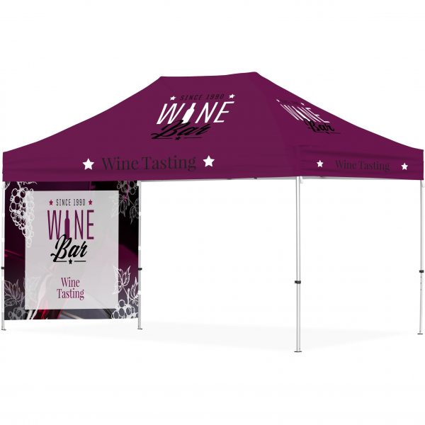 Ovation Gazebo 4.5m x 3m - 1 Short Full-Wall Skin
