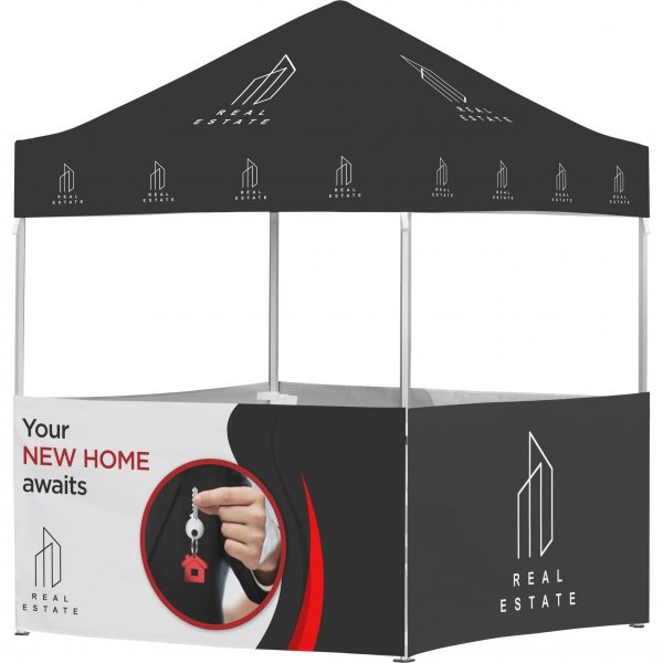 Ovation Gazebo 2m x 2m Petite Frame - 4 Half-Wall Skins
