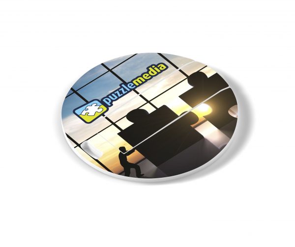 Picasso Round Memory Stick - Solid White