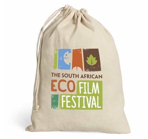 Green Earth Cotton Drawstring Bag