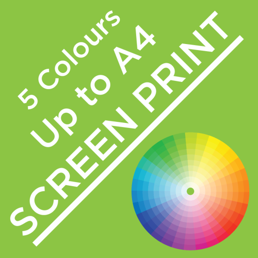 Screen Printing Garments - 5 Colours up to A4
